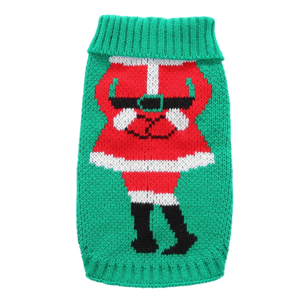 Winter Dog Clothes Christmas Holiday Sweater Chihuahua Teddy Outfit Coat for Small Medium Large Dog and Cat Autumn Warm