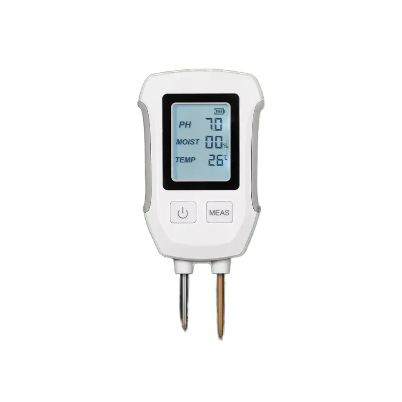 3-in-1 Soil pH Detector Thermometer Temperature Moisture Meter OLED Screen Android Outdoor Bar Gardening Flower Potting