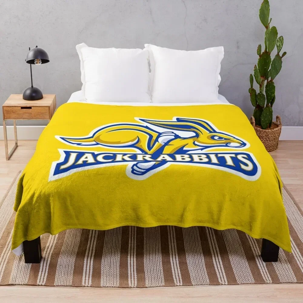 

the Jackrabbits-South Dakota State-icon Throw Blanket Elegant Warm Throw Blanket for Hotel Home