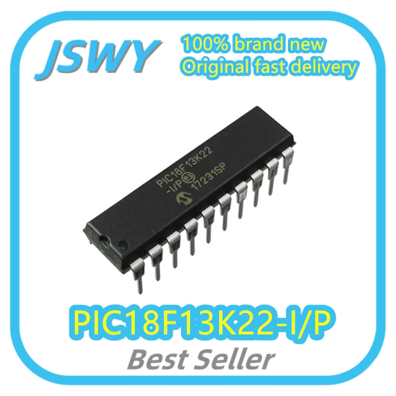 

(1/10pcs) PIC18F13K22-I/P PIC18F13K22 PDIP-20 Integrated Circuit IC Brand New and Authentic Massive Inventory