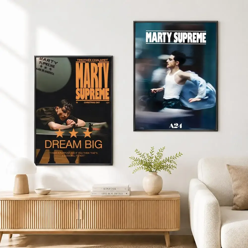 Movie Marty Supreme Poster Poster High Quality Wall Art for Home Bedroom Living Hallway Perfect Gift