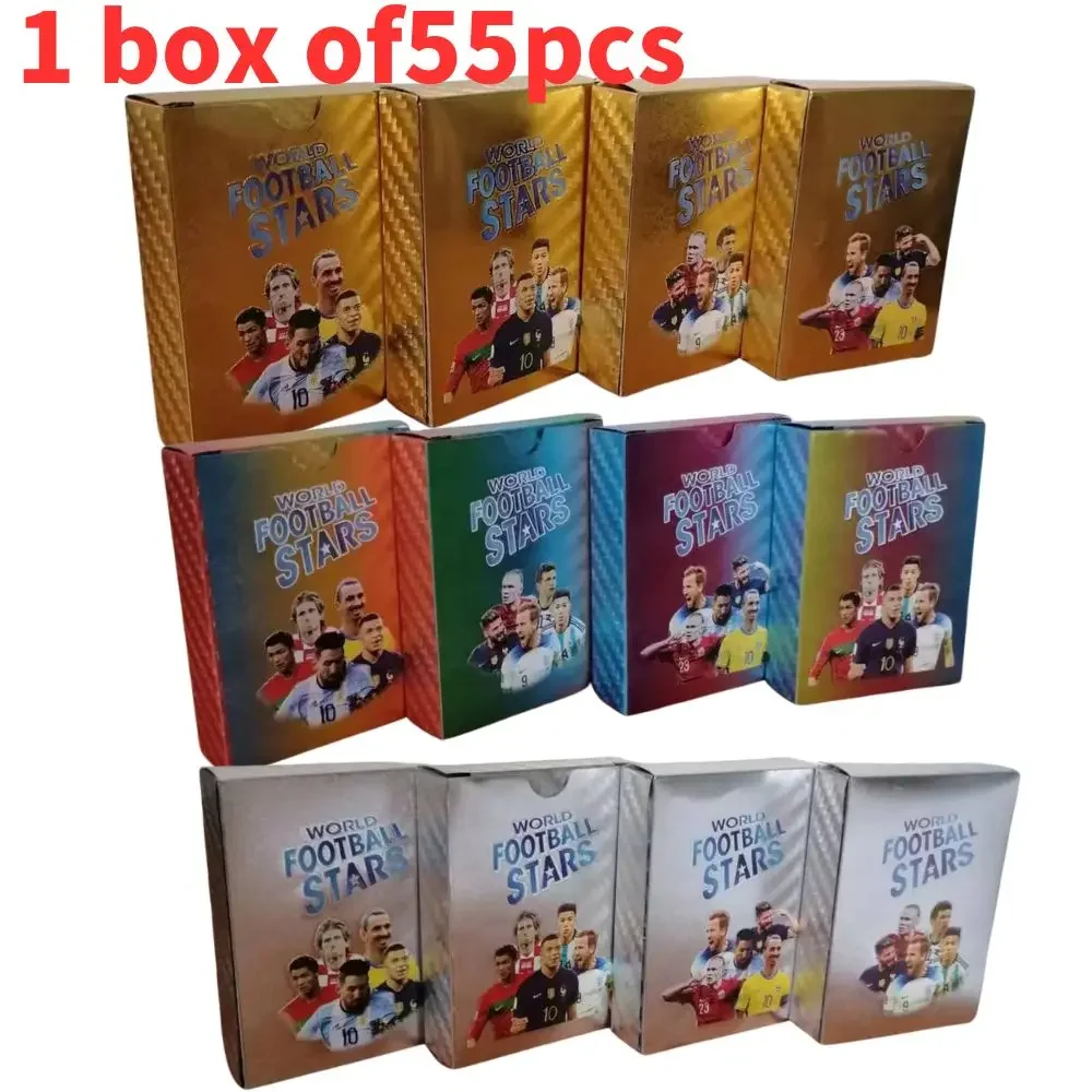 

2023 Football Star Card Box Soccer Star Collection Footballer Limited Fan Cards Kids Gift Drop Shipping Wholesale