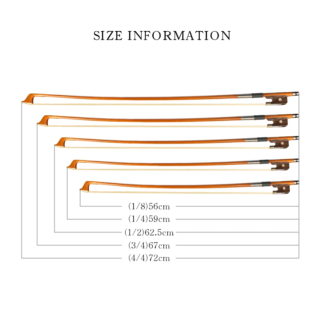 4/4 3/4 1/2 1/4 1/8 Cello Bow Brazilwood Arch Stick Acoustic Student Cello Handmade Nice Balance Real White Mongolia Horsehair