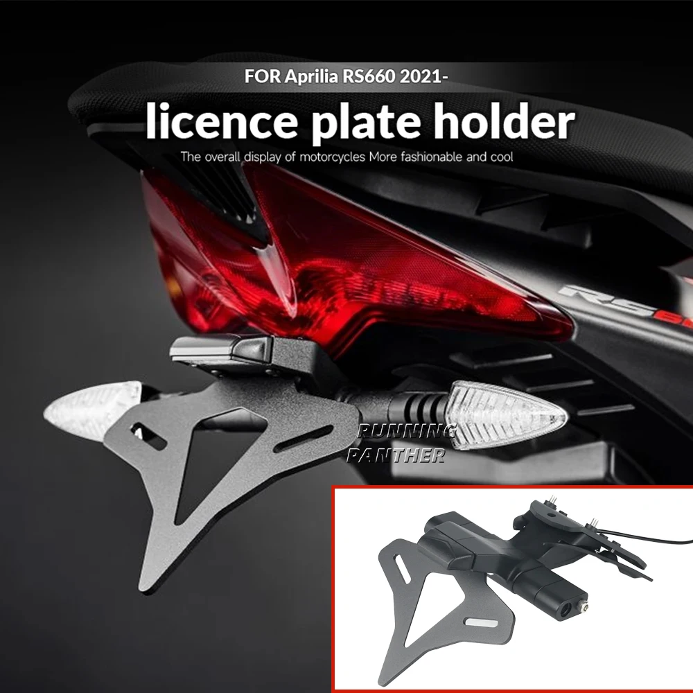 

Motorcycle modification parts license plate holder FOR RS660 TUONO660 RSV4 TUONO V4 RSV4 FACTORY TUONO V4 FACTORY 2021-2023