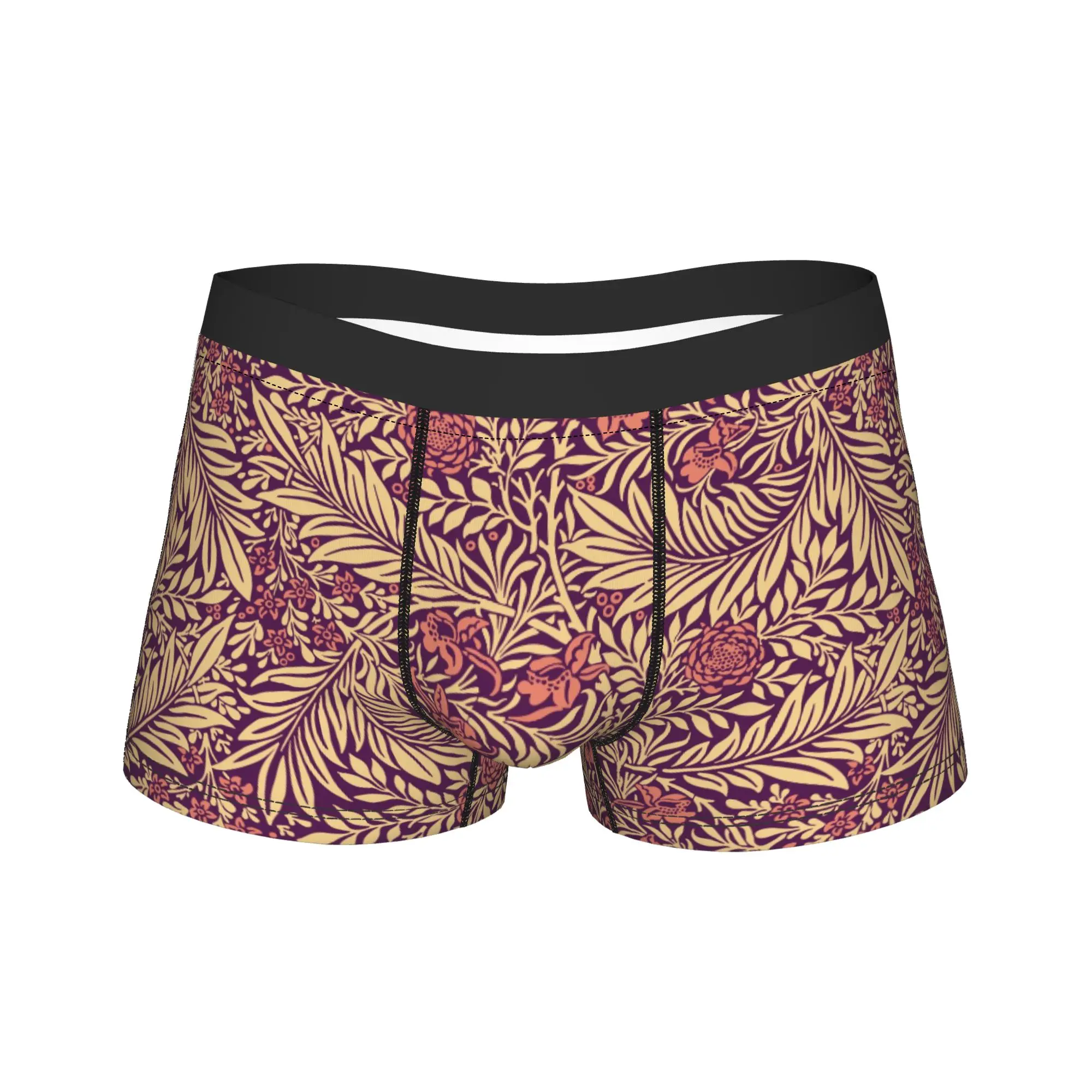 

Мужские трусы-боксеры William Morris Antique Long, красные, очень мягкие, размеры M-XXL