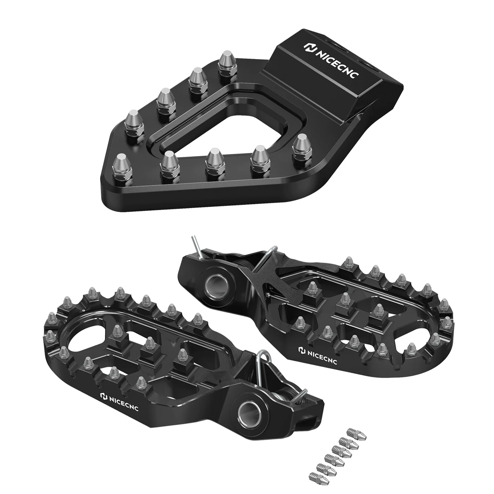 AliExpress NICECNC For Stark Varg EX For Stark Varg MX 2024-2025 Motorcycle Offset Foot Pegs & Rear Brake Pedal Step Tip Electric Dirt Bike