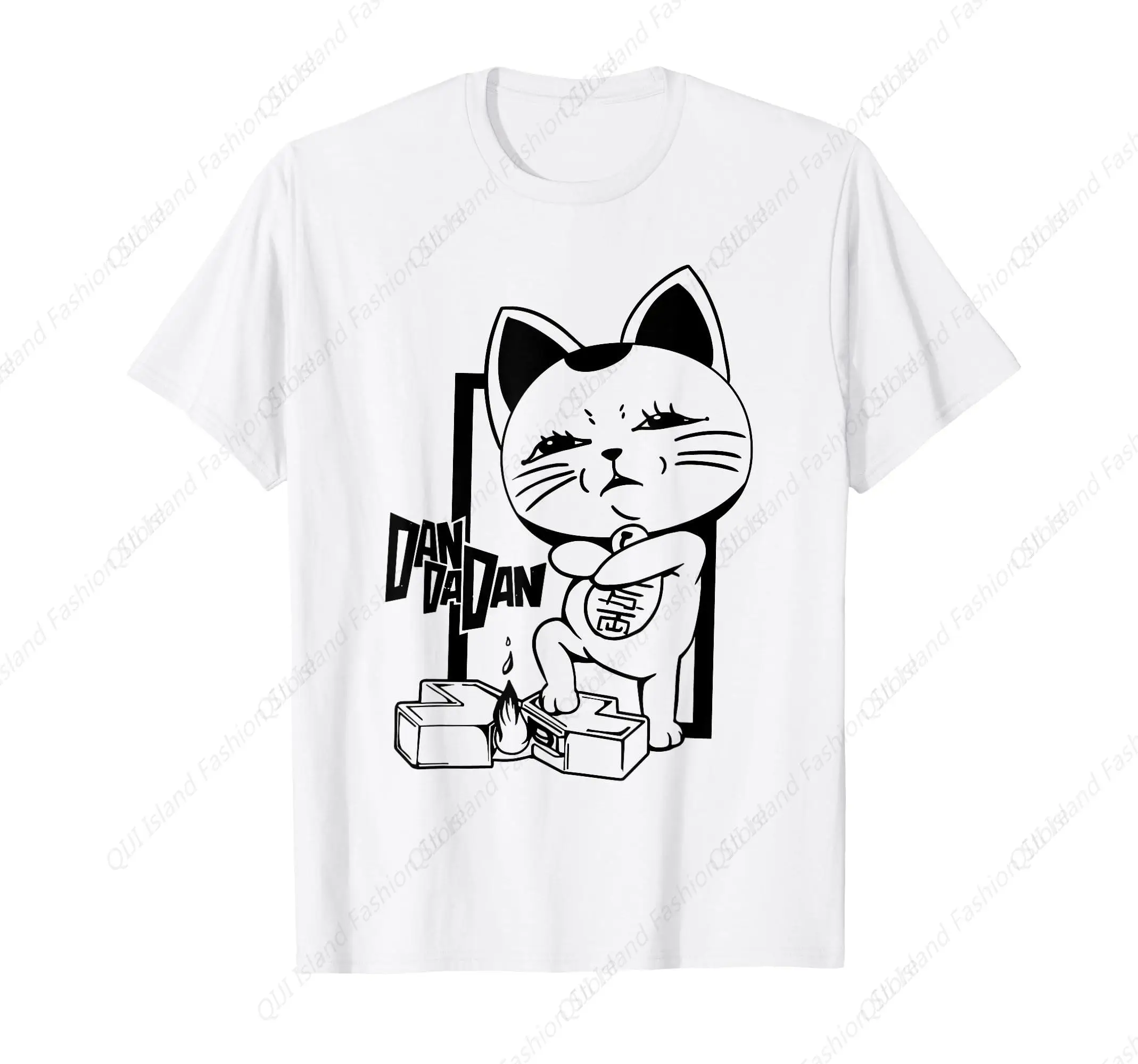 

Dandadan Cat Anime Cute Funny Manga Turbo Granny Kawaii Cat T-Shirt