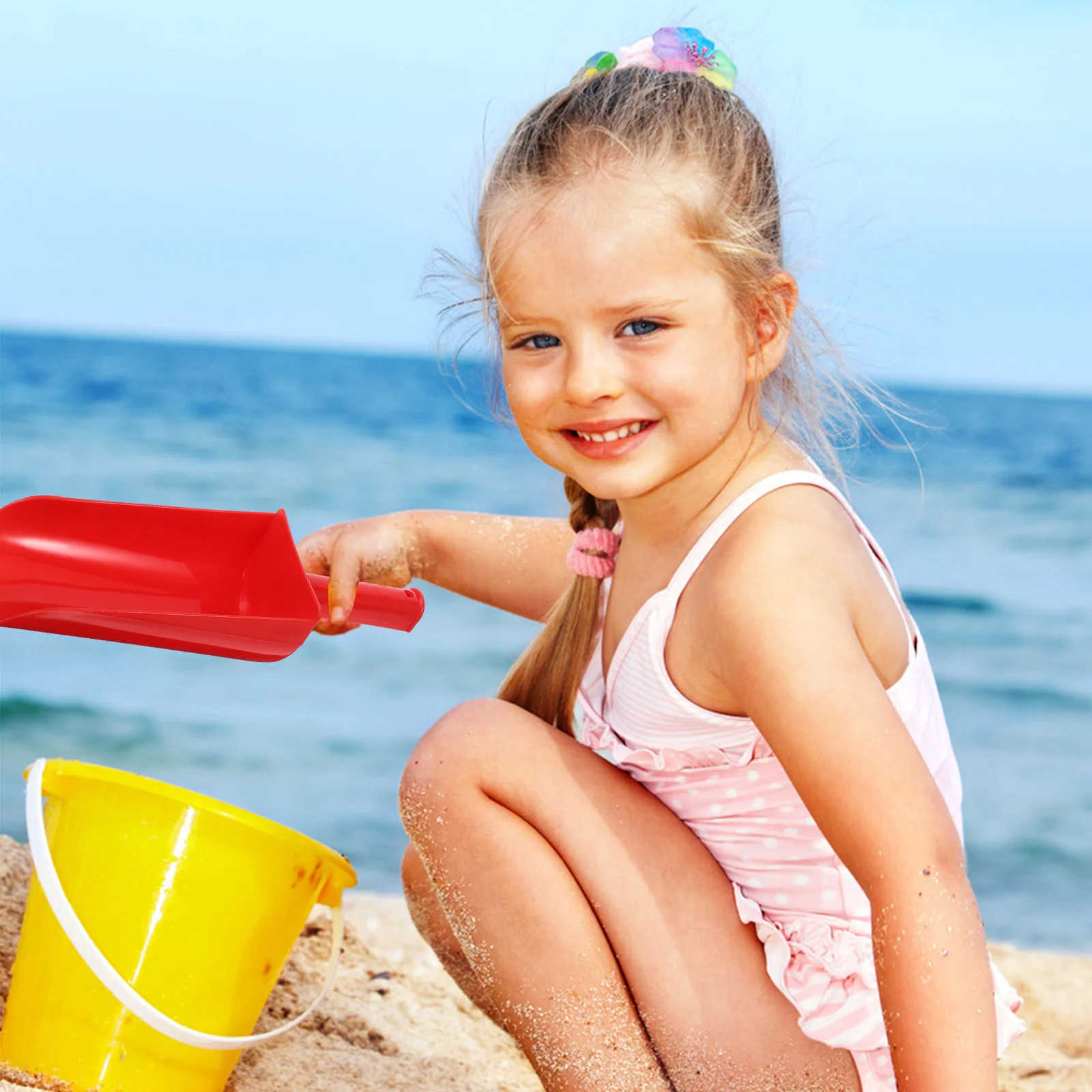 Kinderstrand Kleine plastic schoppen Speelgoedzandspeelgoed Buiten voor babyspade