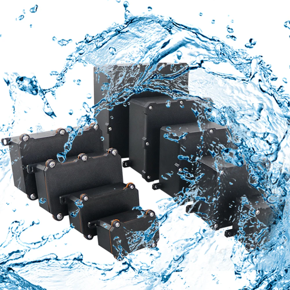 IP68 Electronics Waterproof Enclosure Box SZOMK Outdoor PC Plastic Weatherproof Housing Enclosure for PCB Device Control Box image 2