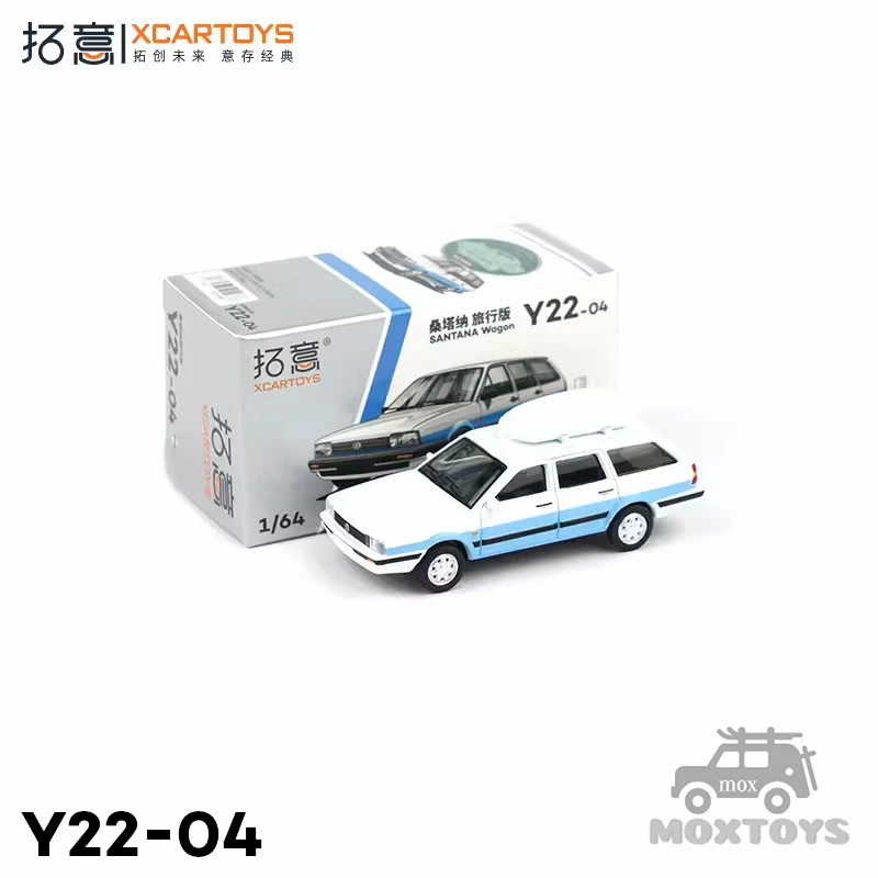 

Модель автомобиля под давлением XCarToys 1:64 SANTANA wogon blue white