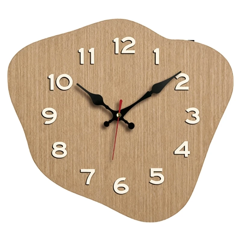 Quiet Wall Clock Nordic Irregular Creative Art Craft For Bedroom Office JOMD
