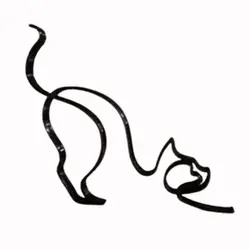 catdog Dachshund Labrador Wrought Iron Handicraft Modern Animal Sculpture Abstract Dog Ornament Art Figurine Simple Statue