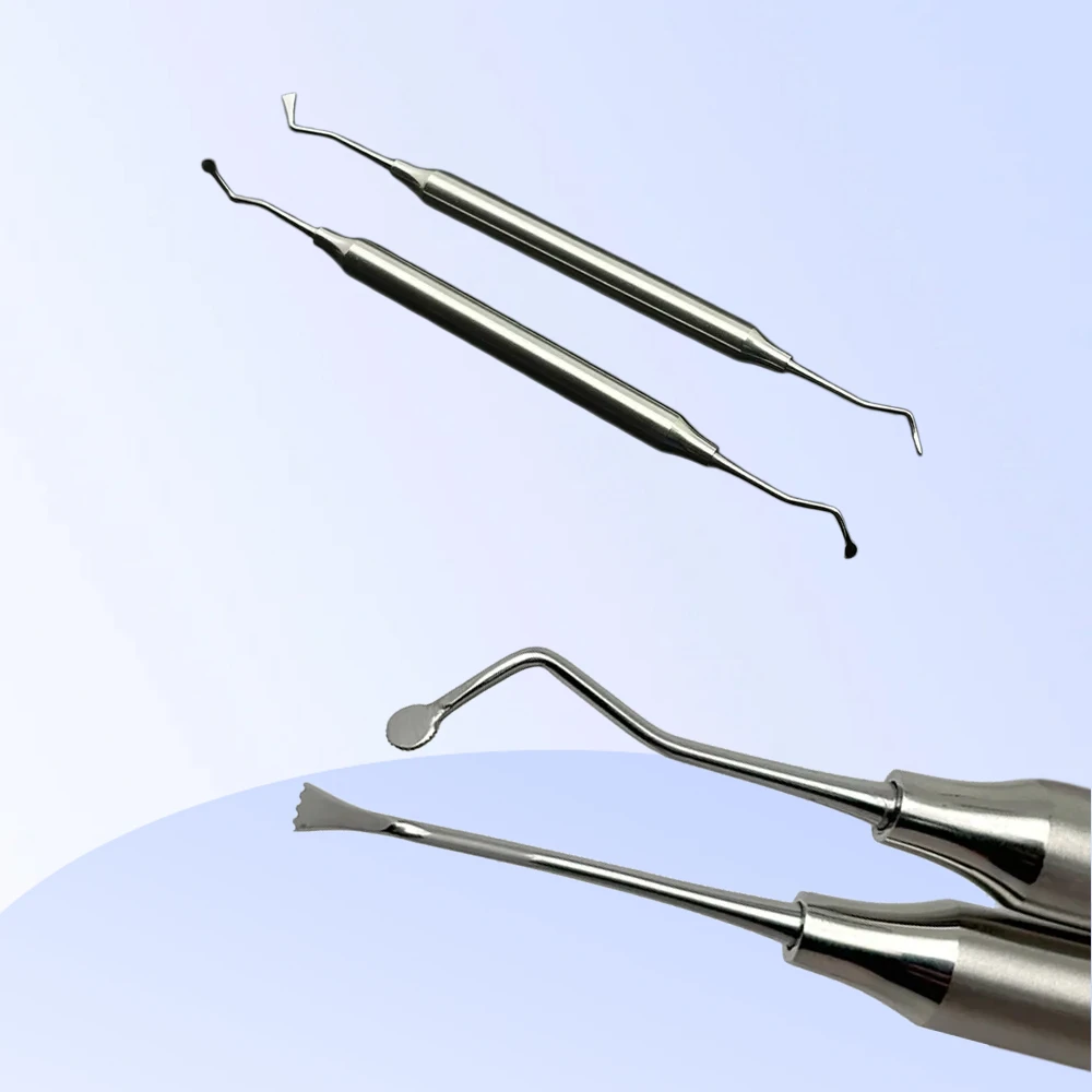 

Dental Gingival Retraction Cord Packer Stainless Steel Gingival Separator Dentist Scaler Double Ends Instrument Tools