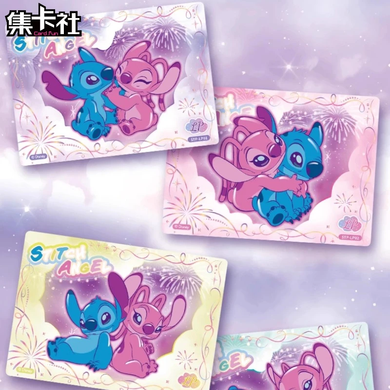 Card.Fun Authentic Lilo&Stitch "Odd" Fun Party Commemorative Edition Collected Cards Surrounding Toys Flash Card Gifts