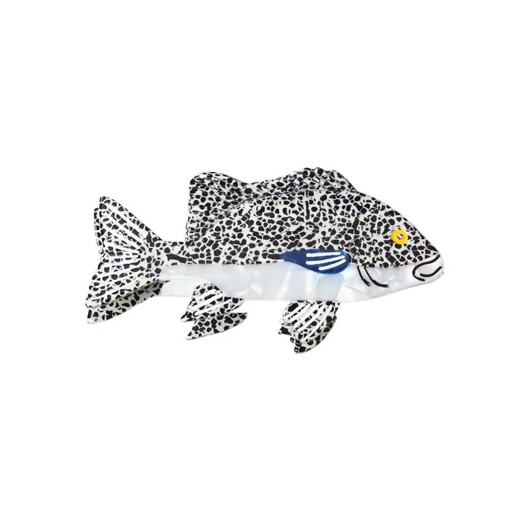 

School Sweet Acetate Fish Hair Claw Noctilucent Egg Sperm Whale Shark Clip Cartoon Grab Clip Animal Hair Clip Friends