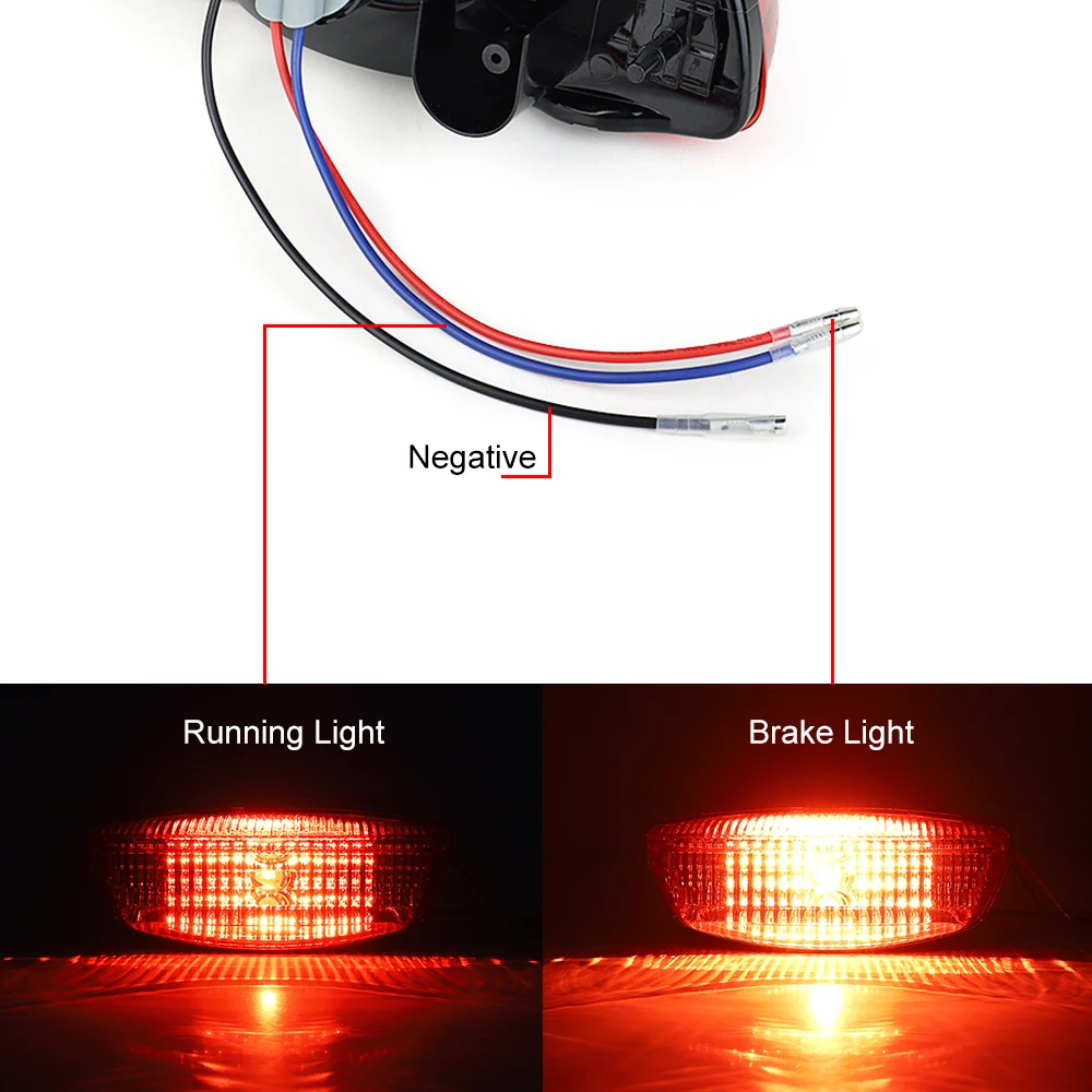 Rear Brake Light Tail Light for Suzuki LT-A500F LTA500F Vinson 500 4X4 Auto 2002-2007
