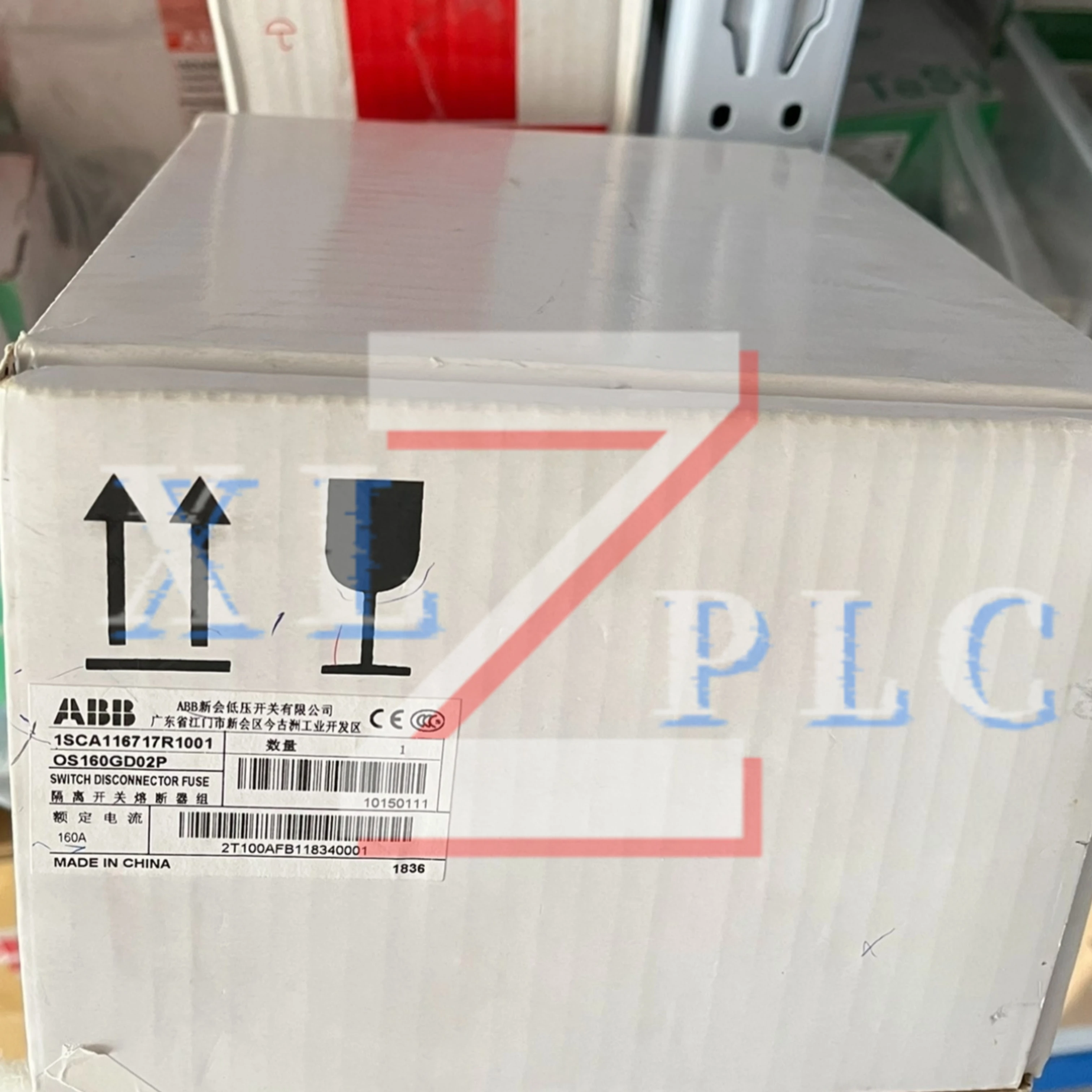 

Изолирующий выключатель и предохранитель в сборе OS160GD02P 1SCA116717R1001 "OS32GD03P 1SCA115189R1001" новый в наличии