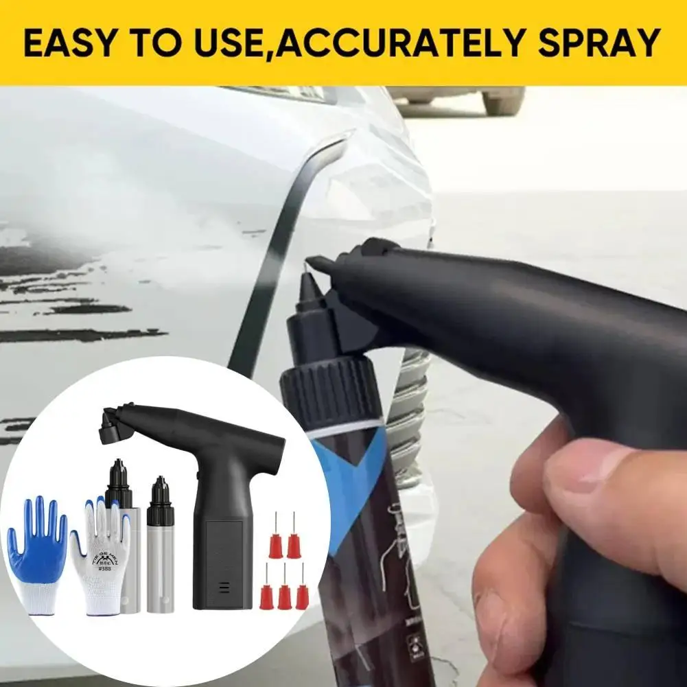 1set Electric Spray Paint Gun, Electric Spray Gun Paint Sprayer For Cars, Spray Gun For Painting Car, Rechargeable Spray Gun