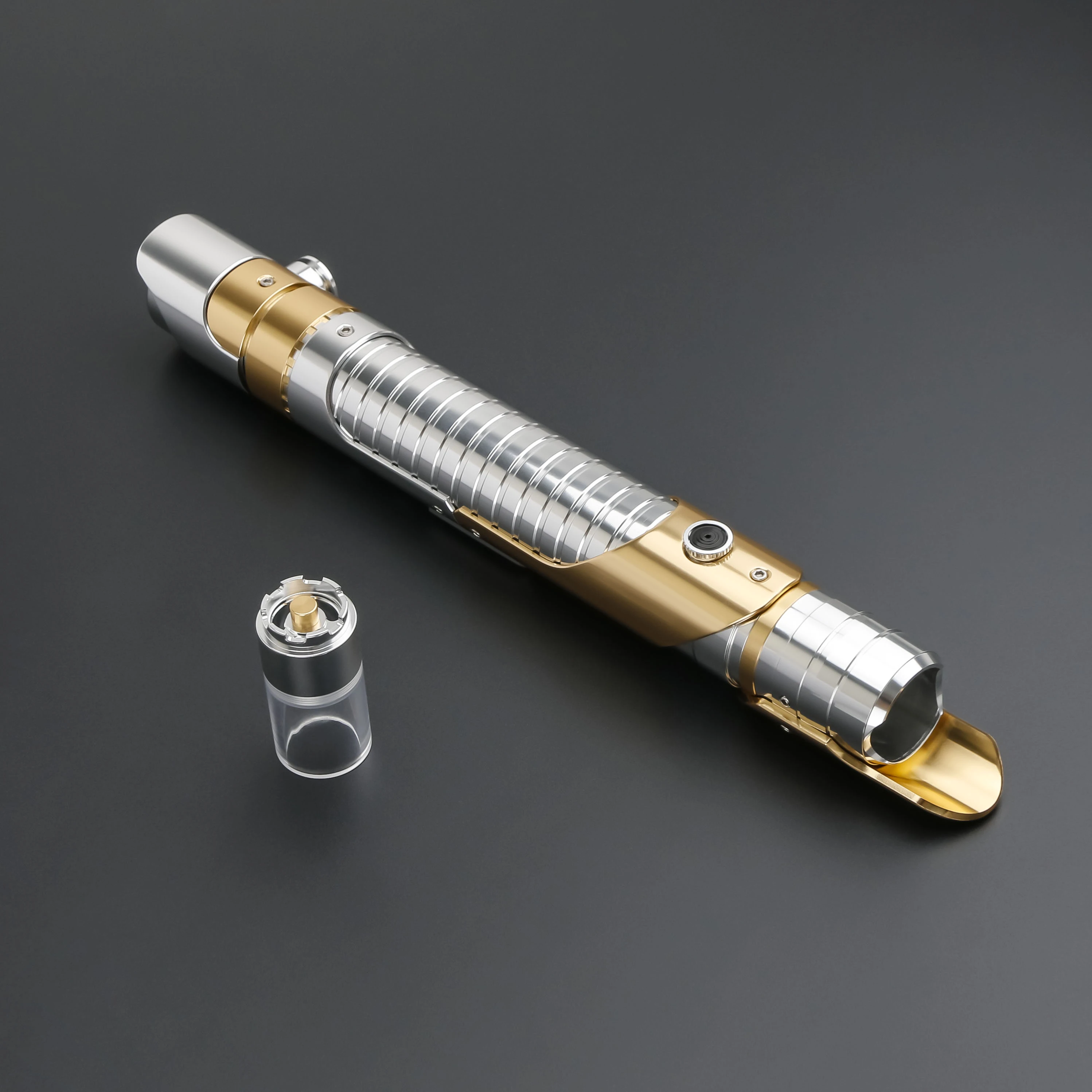 TXQSABER Lightsaber Designed Series Jedi Heavy Dueling Empty Metal Hilt Light Saber Parts Lasersword for Adult Cosplay Toys