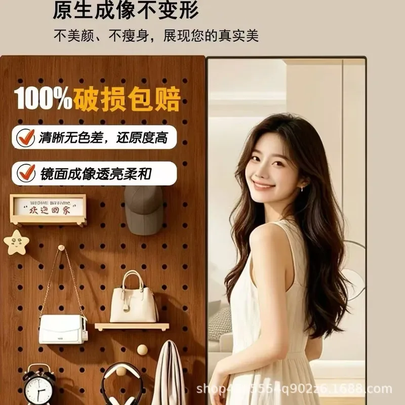 for Hole Plate Full Length Mirror Integrated Wall Mounted Push Pull Hidden Mirror Home Advanced Fitting Mirror