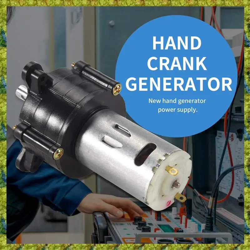 UISN 1Pc Wind Turbine Generator Kit Micro-Hand Dynamo Generator DC12V Generator Power Supply