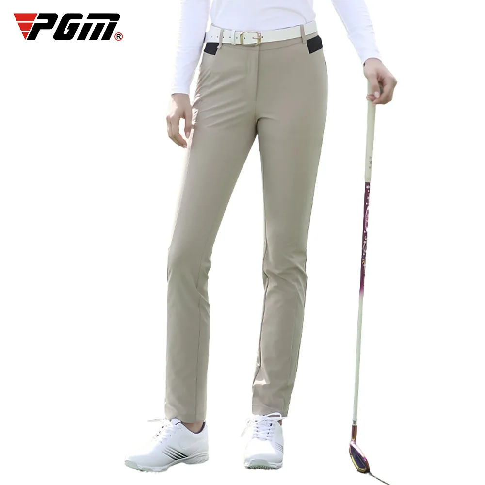 PGM Autumn Winter Ladies Golf Pants Women High Elasticity Sport Trousers Slim Fit Golf/Tennis Pants Warm Windproof Golf Clothing