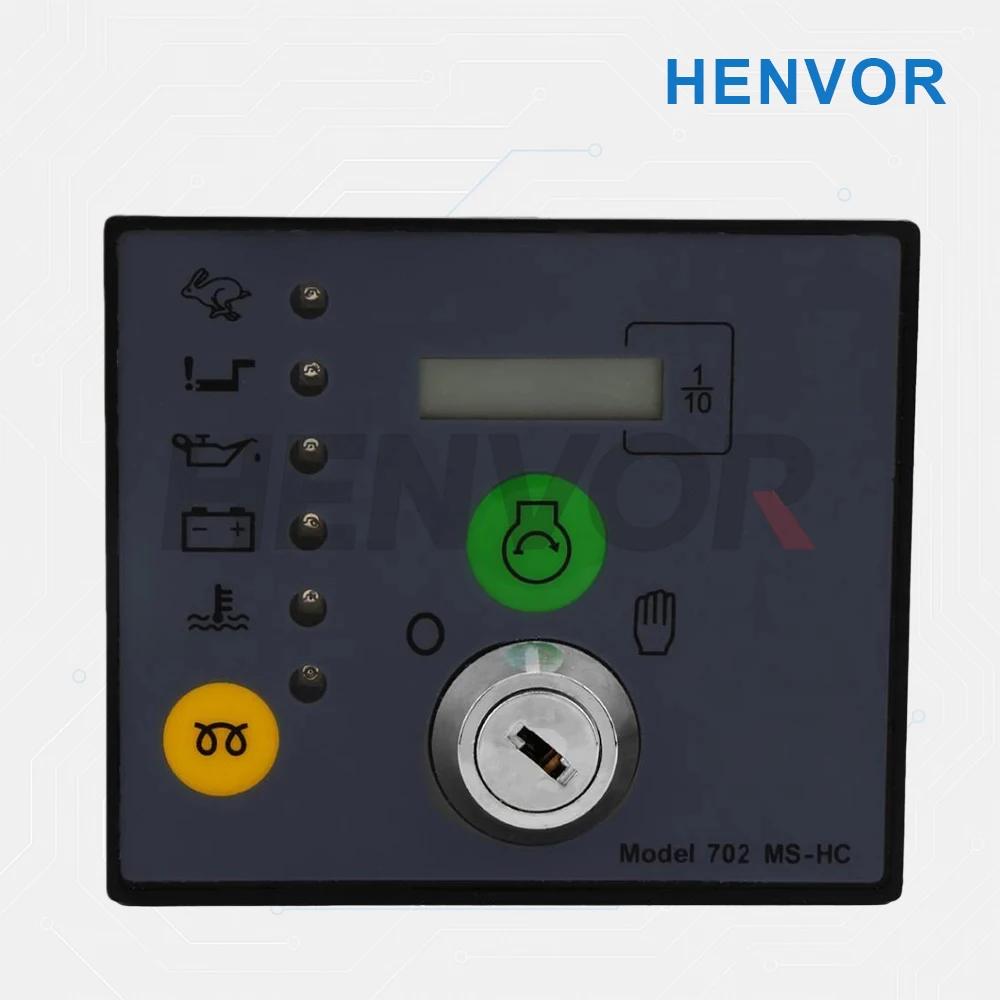 Compatible DSE702AS DSE702MS Key Manual Auto Start Control Panel Diesel Generator Controller Replacement Parts