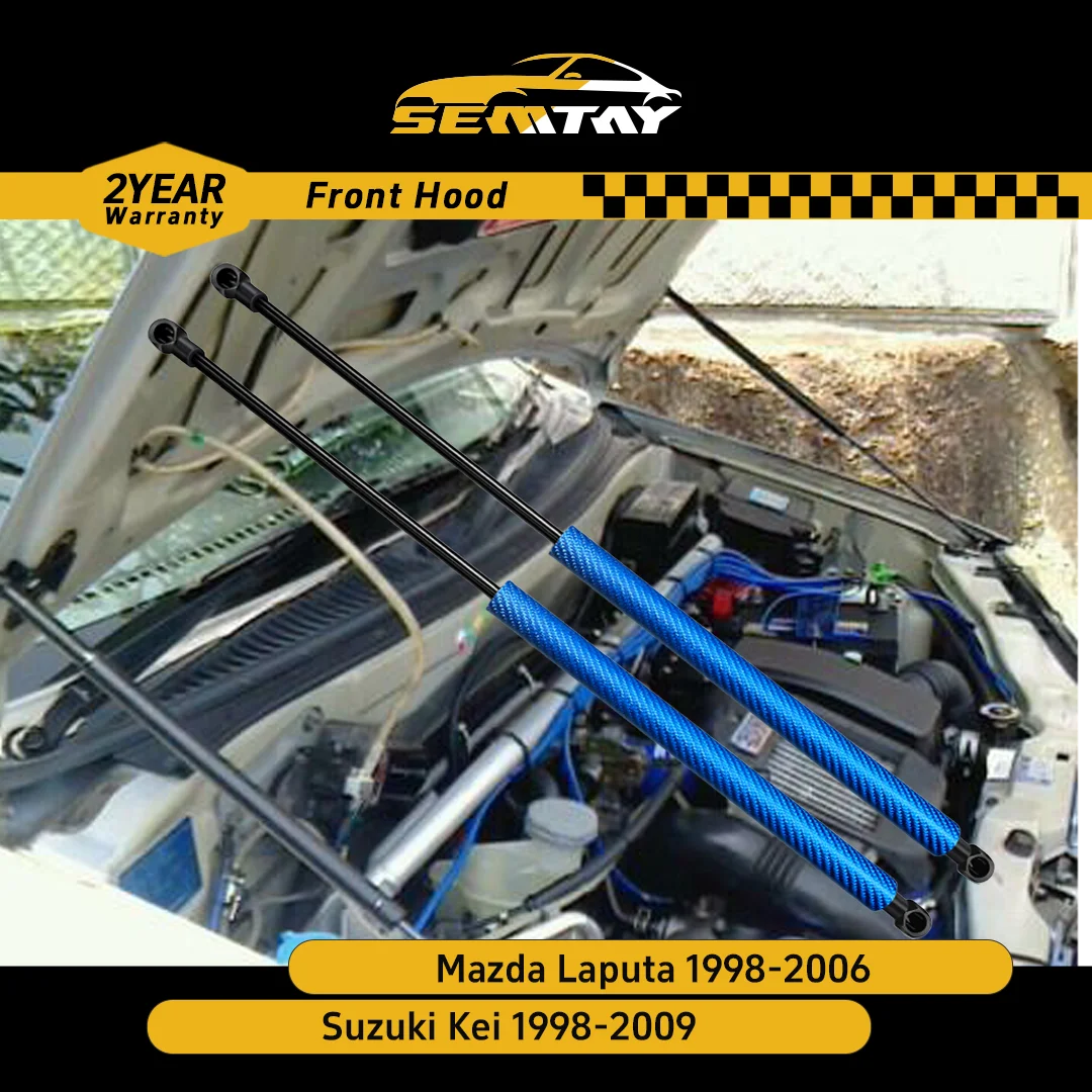 

SEMTAY Hood Struts Bonnet Lift Support Spring Shocks Damper for Mazda Laputa 1998-2006/Suzuki Kei 1998-2009 Car Accessory