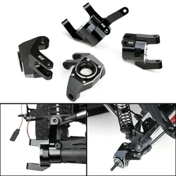 1 Pair Aluminum Alloy Front and C Seat Steering Cup Metal Upgrade for 1/6 RC Crawler Car Traxxas Axial Scx6 AXI05000 Diy Parts