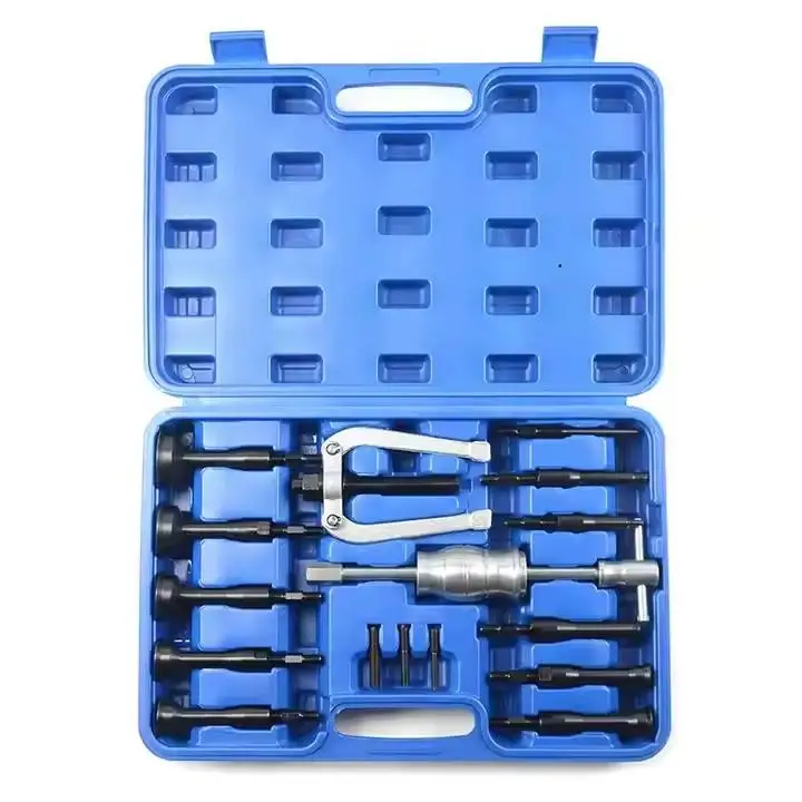 

TBTOOLS Auto Tools 16 Piece Bearing Extractor Set Pilot Bushes Slide Hammer Puller Kit Car Repair Maintenance Tool TB003