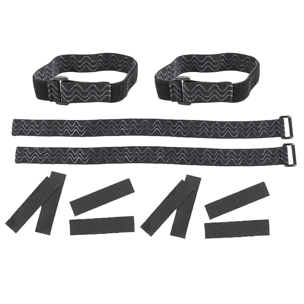 

2 Sets High Boot Straps Adjustable Anti-Slip Long Boots Fixator Over Knee Climbing Hiking Keeps Straight Reusable Hidden Shoes