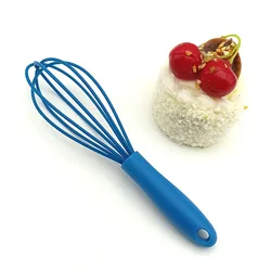 Multifunctional Manual Egg Beater Mixer Mini Plastic Kitchen Egg Whisk Bake Tool Egg Agitator Silicone Whisk Kichen Accessories