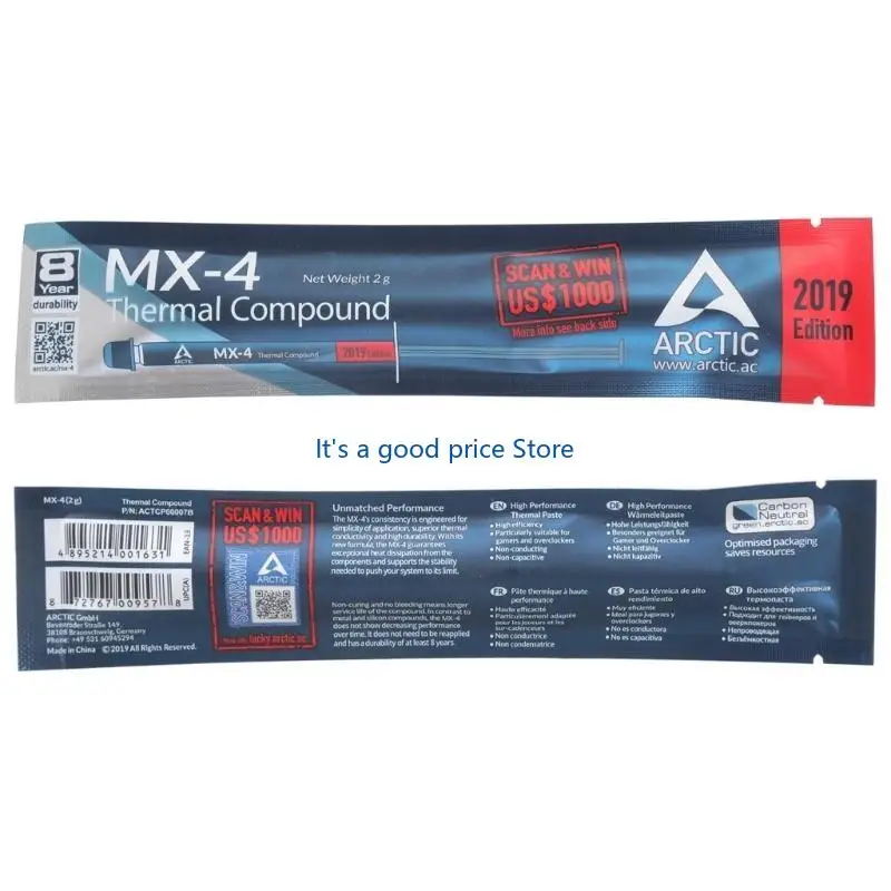 MX-4 2G المعجون الحراري الشحوم الحرارية إدارة ممتازة في الأجهزة MX4