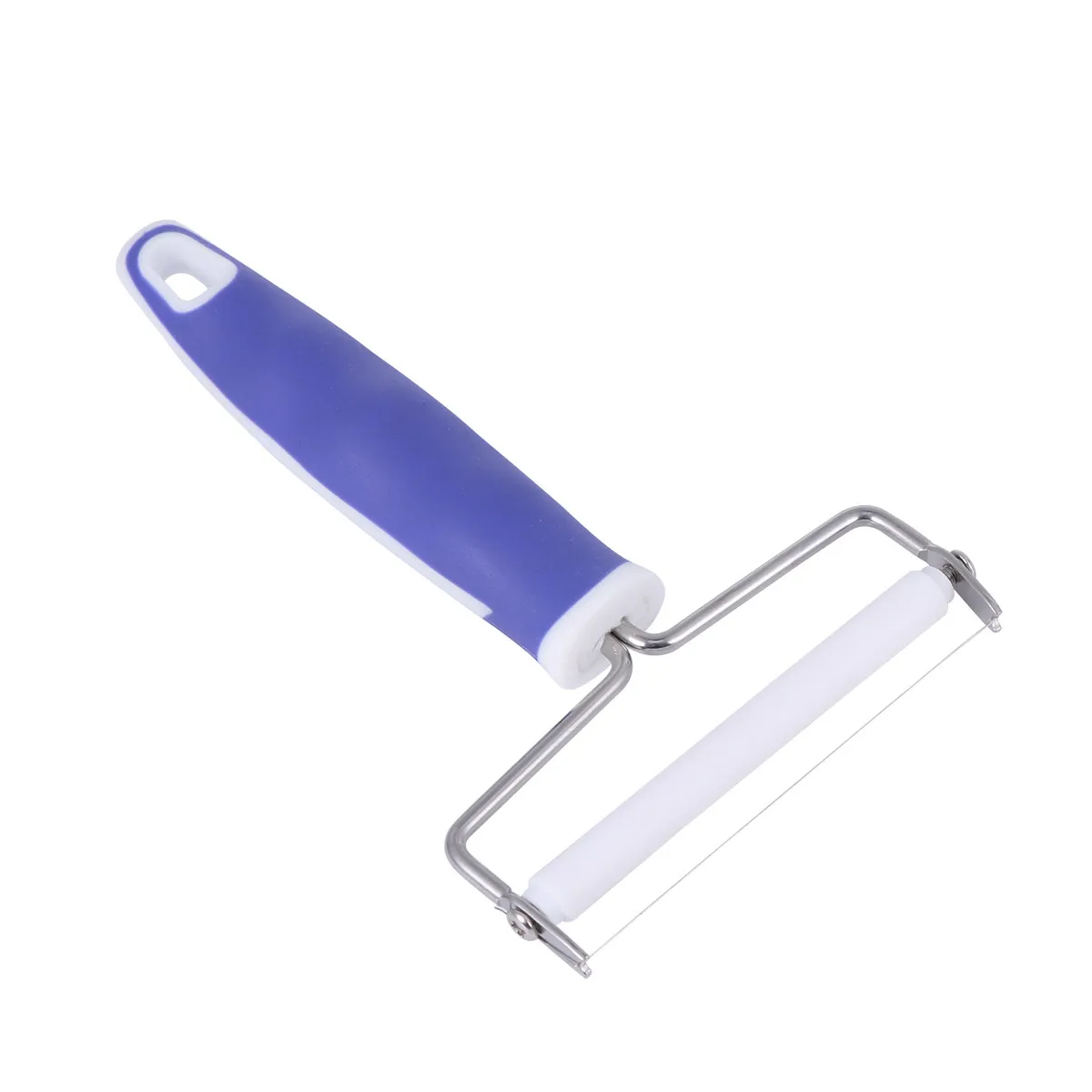 2 Piezas Raspador de Queso de Acero Inoxidable con Mango Azul, Cortador de Crema Eficiente, Rebanador de Mantequilla, Utensilios de Cocina para Panadería y Uso Culinario