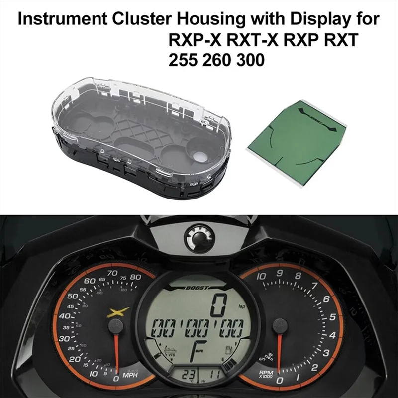 【Price Drop !!】278003531 LCD Display Screen With Instrument Cluster Housing For Sea-Doo 4-Tec RXP RXT 255 260 Boost 278002716