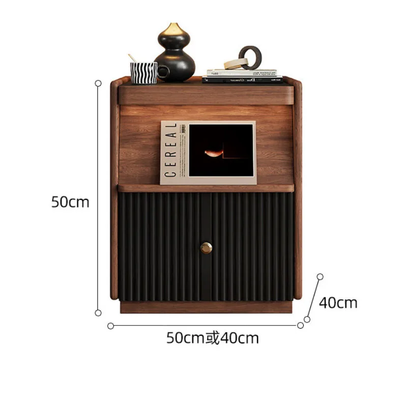 Functional Industrial Nightstand Vanity Practical Bedside Table Apartment European Mesa Cabeceira Storage Bedroom Furniture
