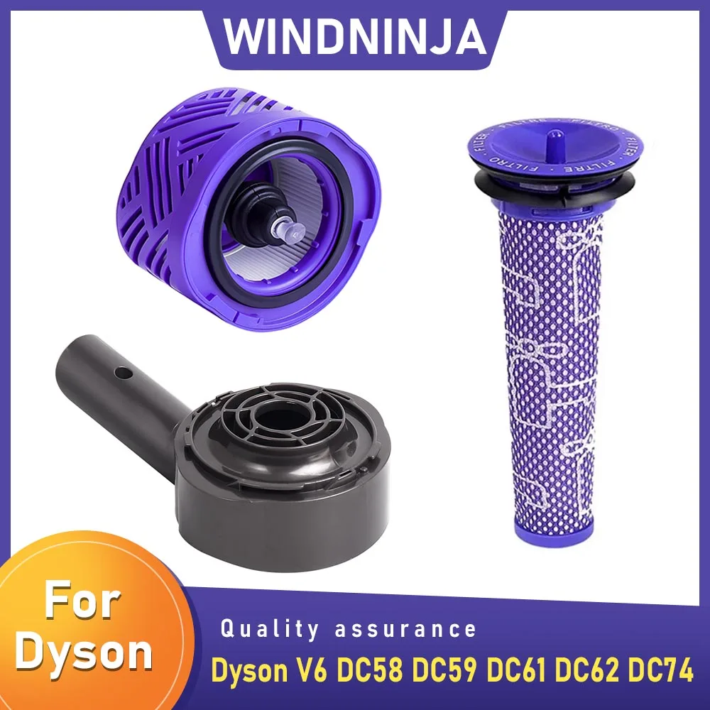Filtro/cubierta trasera del Motor para Dyson V6 DC58 DC59 DC61 DC62 DC74 cubierta del Motor de aspiradora accesorios piezas de repuesto