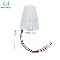 AS-22 220V 10A impermeabile sensibile Auto Photo Switch On/Off fotocellula Street LED Light Sensor Switch fotosensibile regolabile