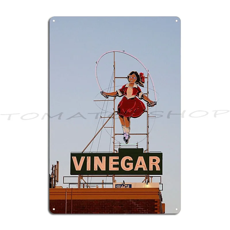 Skipping Girl 10 Metal Plaque Cinema Funny Cinema Decoration Character Tin Sign Poster