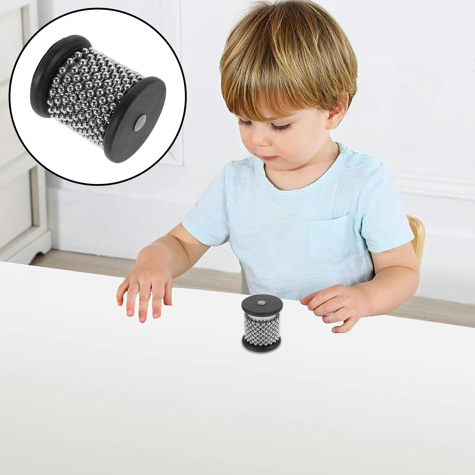 

6.5 Cabasa Musical Instrument for Kids Baby Hand Percussion Preschool Montessori Music Education Early Childhood Teaching Tool