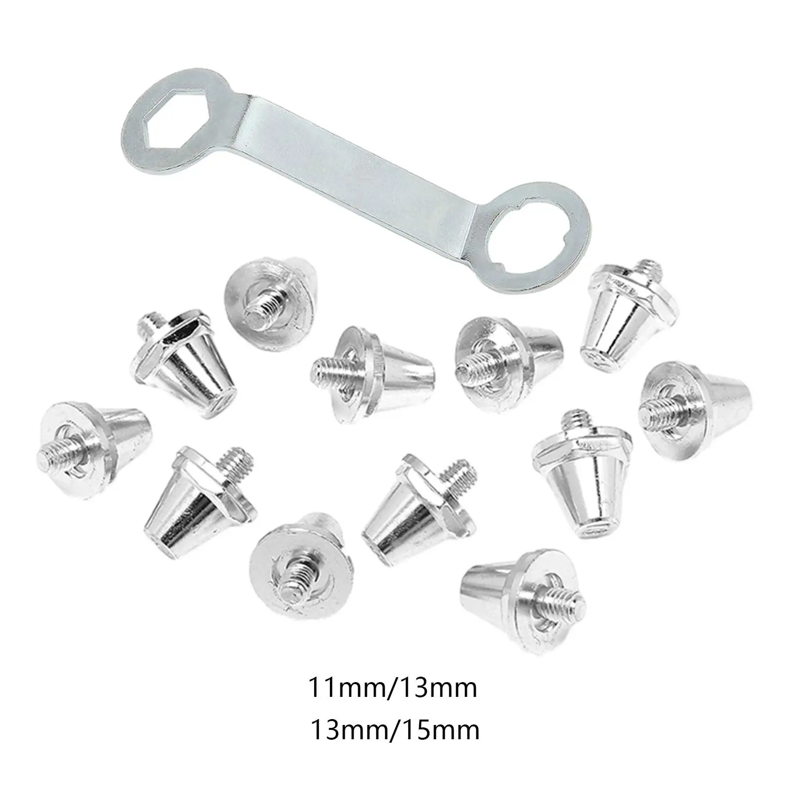 

12x Football Boot Spikes Track Shoes Accessories, Turf Screw in Rugby Studs,