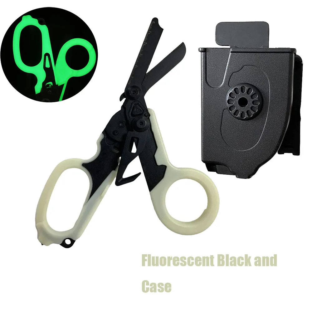 NONE Taktische Medizinische Schere Notfall Rettung Schere Erste Hilfe Kit Raptor Schere Faltbare Zange Outdoor Survival EDC Werkzeug Ausrüstung 8