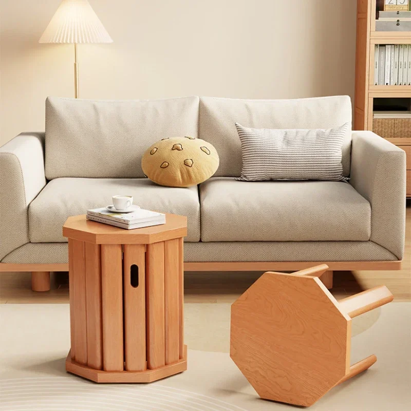 

ZZCreative Квадратный табурет из вишневого дерева в форме ромба, штабелируемый обеденный табурет из массива дерева, приставной столик для гостиной, мебель для домаZZ