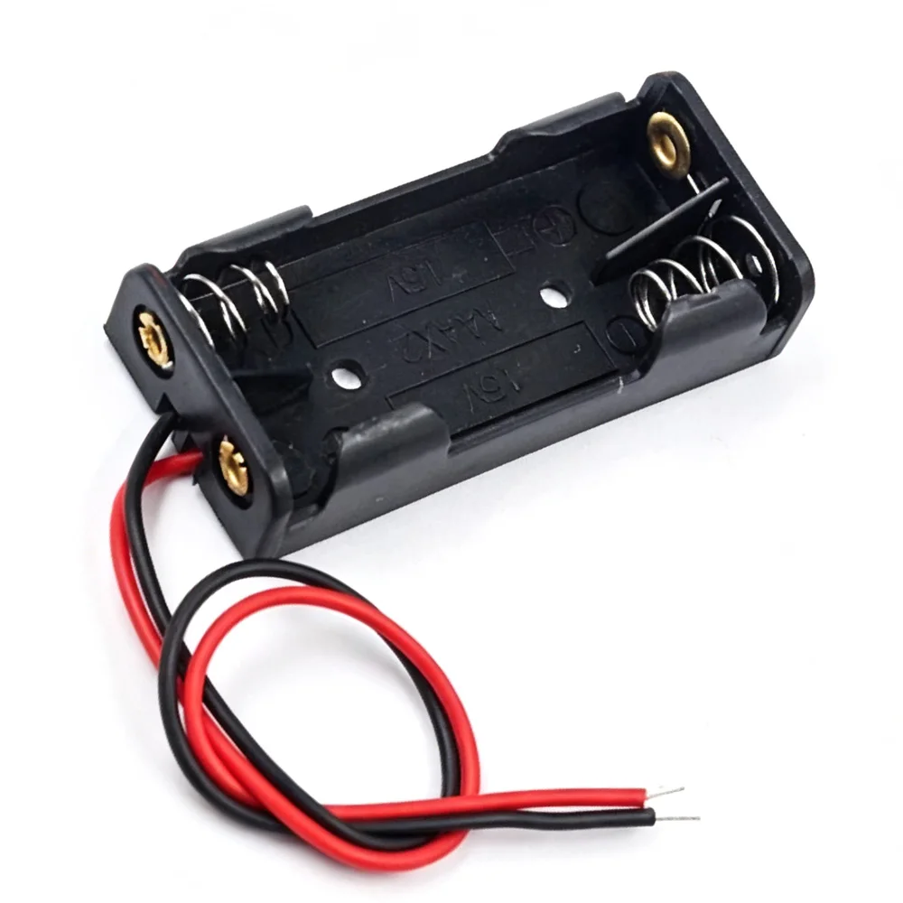 7th battery box AAA battery holder welding free series battery compartment DIY battery box with wire series 3V battery slot