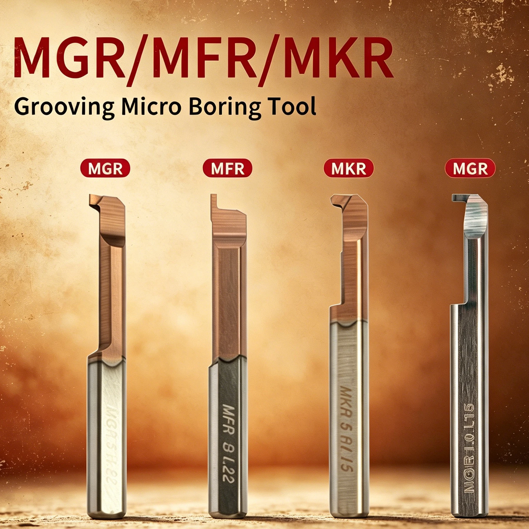 

Small hole boring tool tungsten steel alloy MGR/MKR/MFR CNC shockproof inner hole boring bar micro small hole turning tool