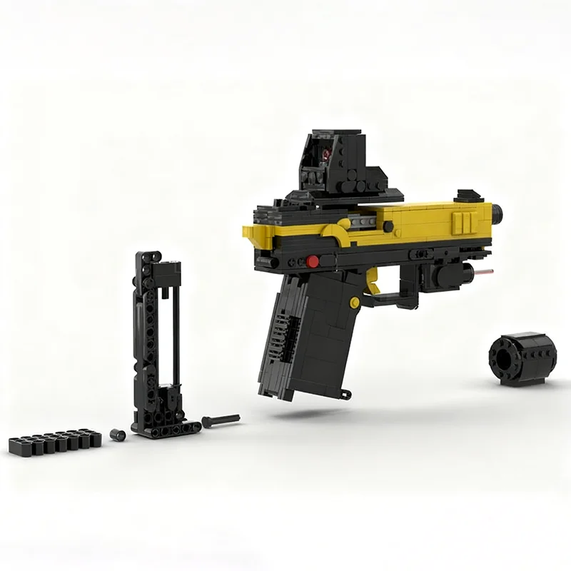 552pcs MOC Ranger Pistol Fortnite Model Building Blocks Construction DIY Creative Education Toy Festival Gift Idea Brick view 4