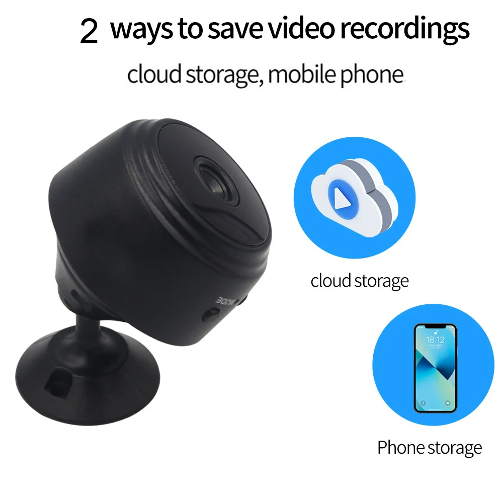 TTLOCK WiFi Mini Web Camera Camcorder Security Monitor Wireless  HD Video Micro Camera Recorder Voice Camera Smart Webcam