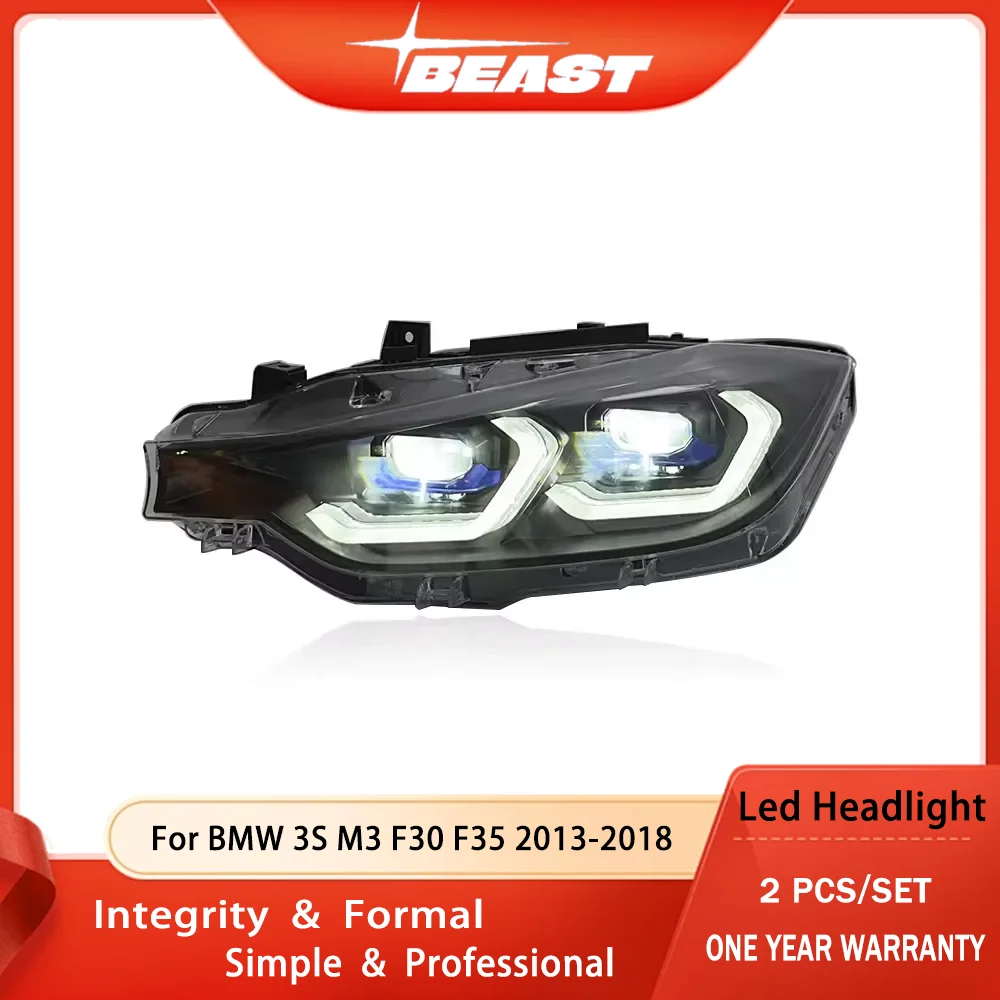 

Plug and Play Headlights For BMW 3 Series M3 F30 F35 New Design Front Lights Upgrade 2013-2018 light assembly Lamps