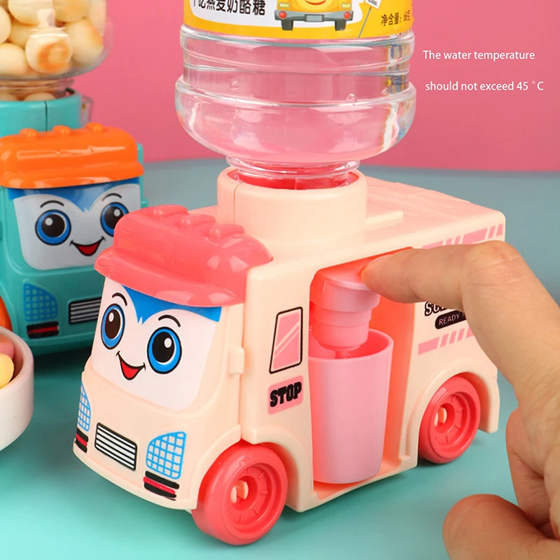 1 Set Juice Drinking Water Toys For Kids Children Mini Water Dispenser Kitchen Pretend Play House Toys Girl Simulation Furniture