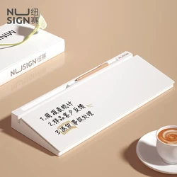 Deli Nusign NS124 Desktop Storage Glass Panel Message Board Kits Stationery Storage Box Include Whiteboard Pen & Eraser